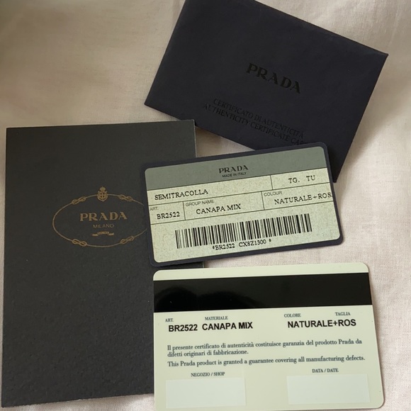 *SOLD* Prada Canapa Mix - Picture 6 of 6